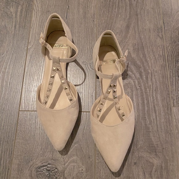 FLATS US 8.5 🤍 suede feel - Picture 2 of 5